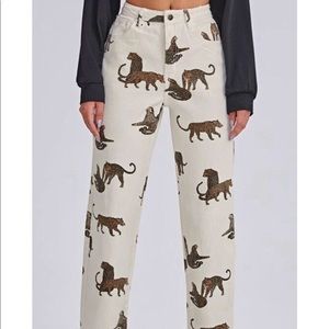 Shein cheetah pants